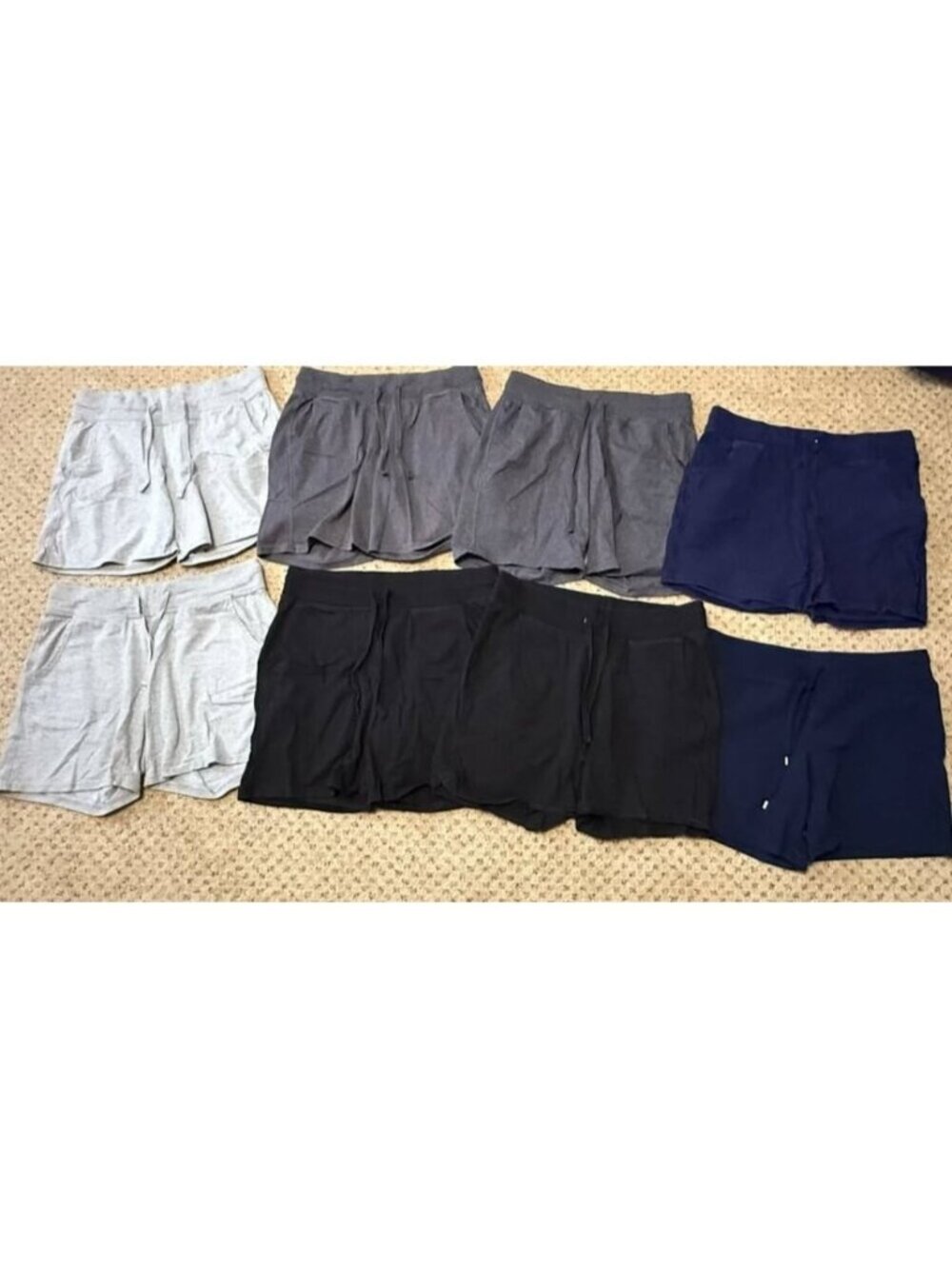 Hanes & Danskin women's small 8-shorts Bundle